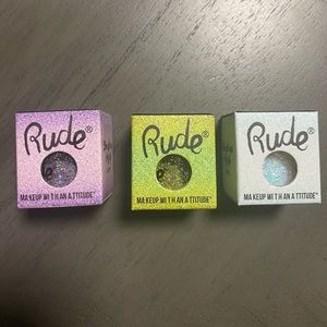Rude Glitter Take 3 for $12